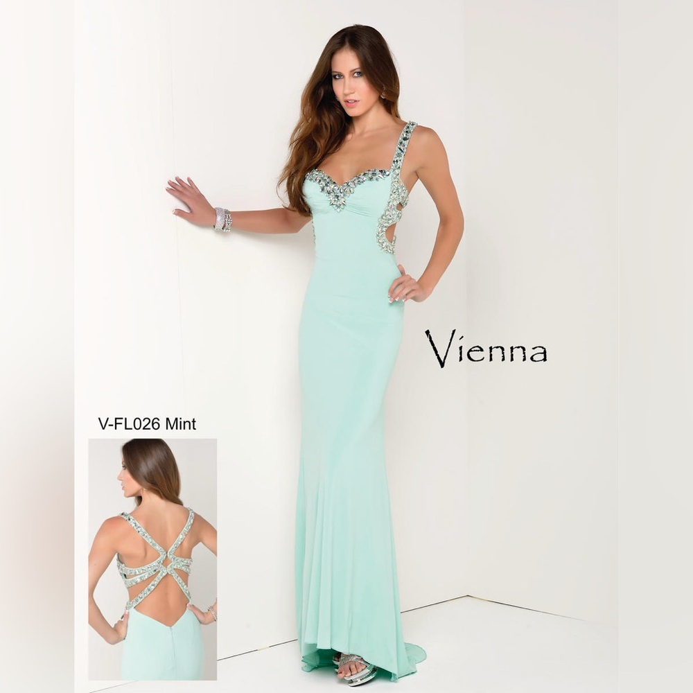 Mint Backless Dress